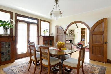 Tuscan dining room photo in San Francisco