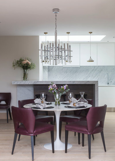 Contemporary Dining Room by L Works Ltd