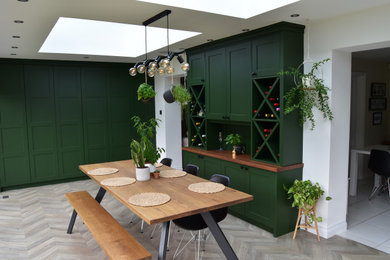 Classic dining room in West Midlands.