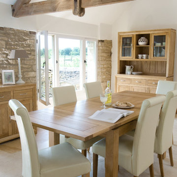 Bevel Solid Oak Dining Room
