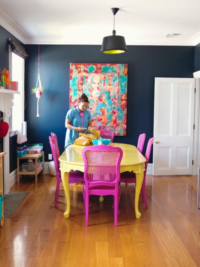 Eclectic Dining Room by Alex Fulton Design
