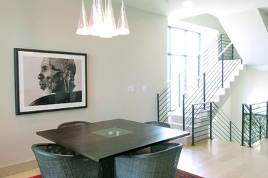 Example of a trendy dining room design in Oklahoma City