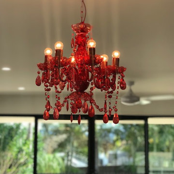 Blood Red Dining Chandelier