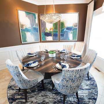 Blue and Green Dining Room - Southwick, MA