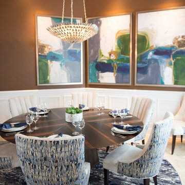 Blue and Green Dining Room - Southwick, MA