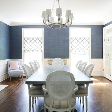 Blue & Pink Dining Room