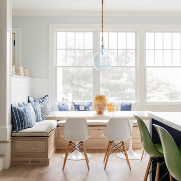 Blue and White Kitchen by the Ocean