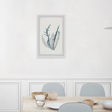 "Blue Coral" Framed Painting Print