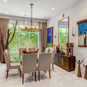 Boca Raton Intracoastal Residential Design: Dining Room