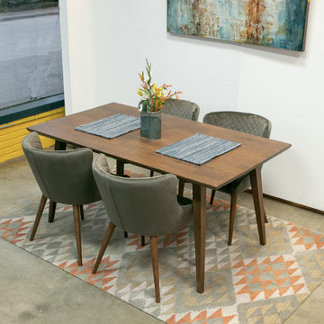 Boco Dining Chairs  - Grey Velvet