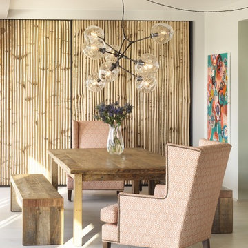 Bohemian Apartment Dining Room