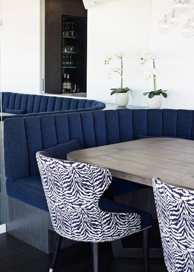 Contemporary Dining Room by Jodie Carter Design