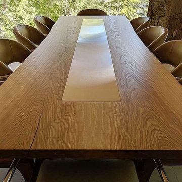 Bookmatched Ash Dining Table