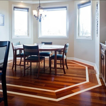 Bordered Dining Space