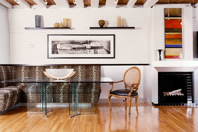 Свежая идея для дизайна: столовая - отличное фото интерьера