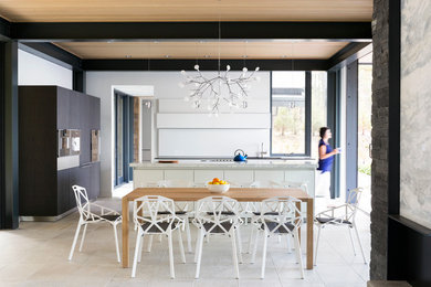 Dining room - contemporary dining room idea in Vancouver