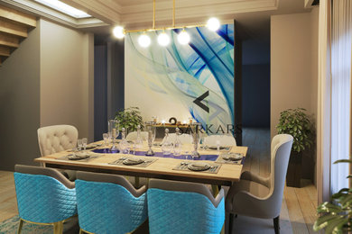 Dining room - modern dining room idea in Toronto