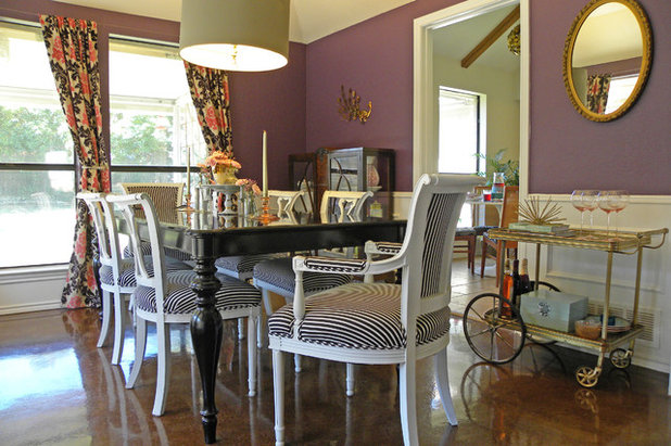 Shabby-chic Style Dining Room by Sarah Greenman