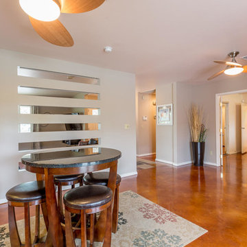 Breakfast Nook with Fireplace