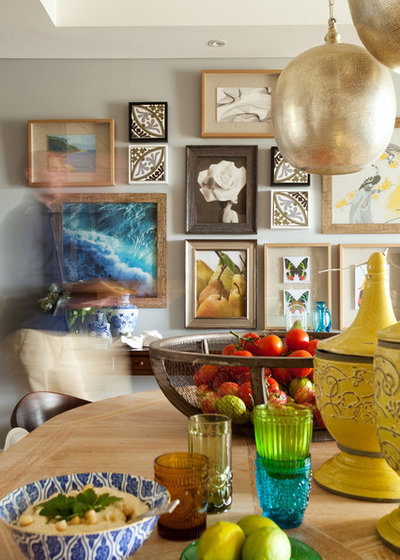 Eclectic Dining Room by Adam Scougall Design