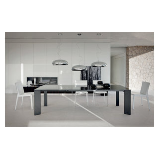 Houzz glass dining table deals