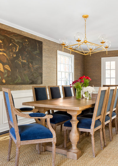 Traditional Dining Room by CJH Interiors