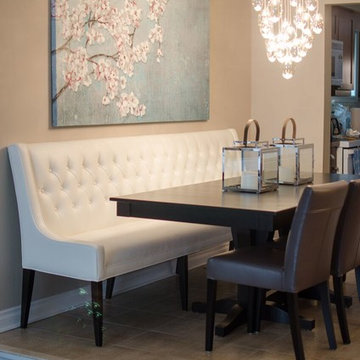 Bright and Fresh Living and Dining Room