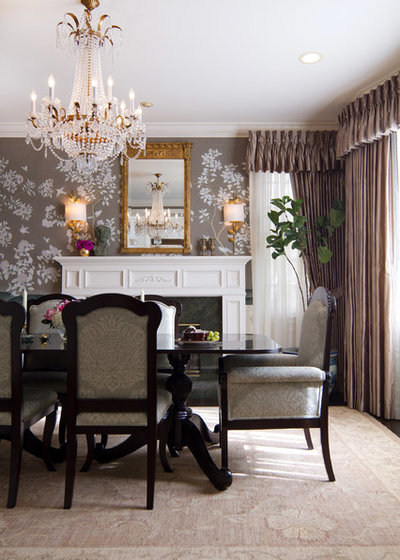Traditional Dining Room by Charmean Neithart Interiors