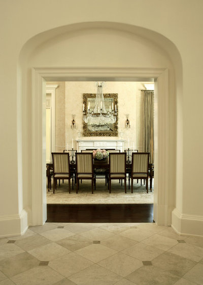 American Traditional Dining Room by Dillard Pierce Design Associates