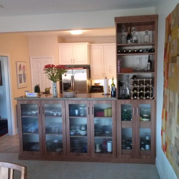 Buffet with plate storage,wine and liqour storage