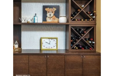 Built In Bar-Removable Wine Storage