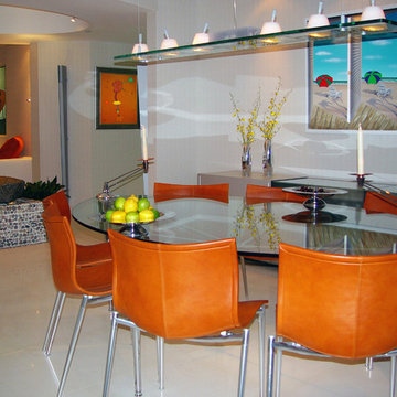 By J Design Group – Dining room - Miami Interior Designer - Designers – Modern