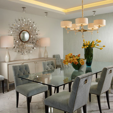 By J Design Group – Dining room - Miami Interior Designer - Designers – Modern