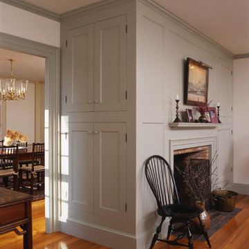 Cabinetry, Bookshelves, Fireplaces