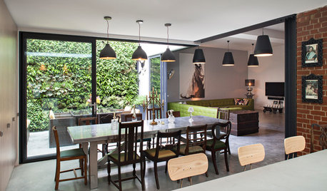 Houzz Tour: Industrial Rococo Style in a London Courtyard Flat