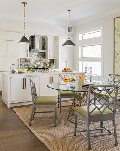 Transitional Dining Room by Lovejoy Interiors
