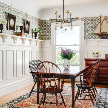 Cape Cod meets San Francisco Victorian // Dining Room