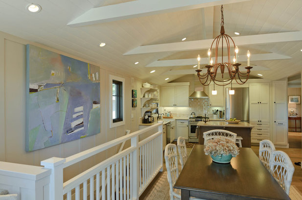 Beach Style Dining Room by Regan Baker Design Inc.