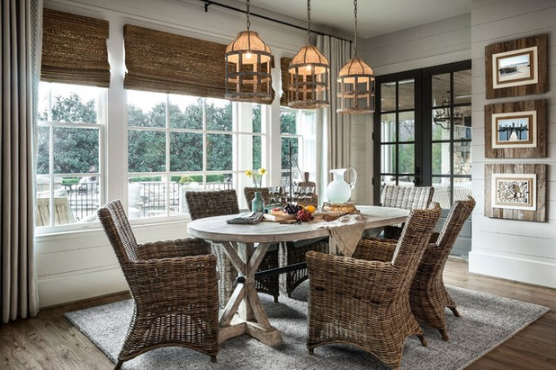 Farmhouse Dining Room by Outrageous Interiors