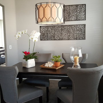 Casual, elegant living/dining room