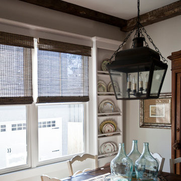 Cedar Hill Farmhouse with Bali Natural Woven Wood Shades from Blinds.com