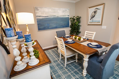 Inspiration for a coastal dining room remodel in Charleston