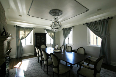 This is an example of a victorian dining room in Denver.