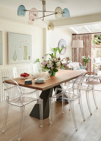 Eclectic Dining Room by Joy Flanagan Design