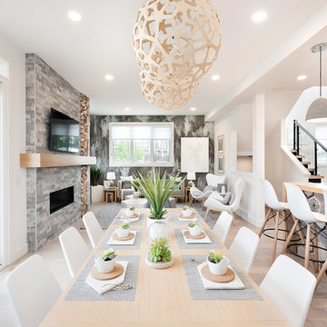 Chelsea Cream Hardwood Floor- Dining Room