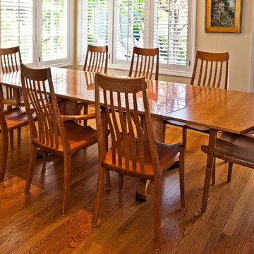 Cherry "Acadia" Dining Set with "Lena" Chairs