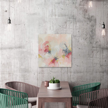 "Cherry Blossom IV" Painting Print on Wrapped Canvas