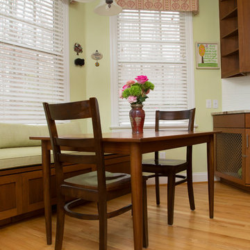 Cherry Kitchen with Green & Red Accents