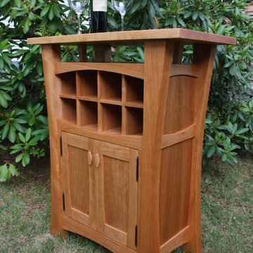 Cherry Wine Cabinet