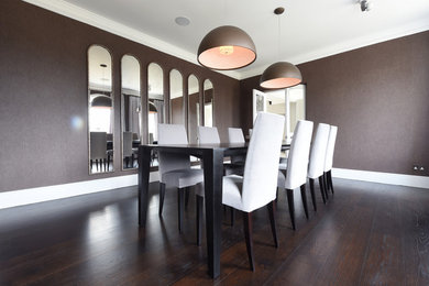 Contemporary dining room in Cheshire.